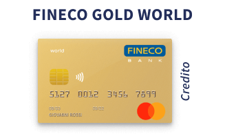 Fineco carta di credito Gold Word riepilogo costi