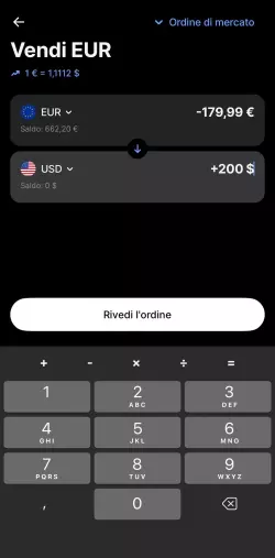 Revolut conversione valuta