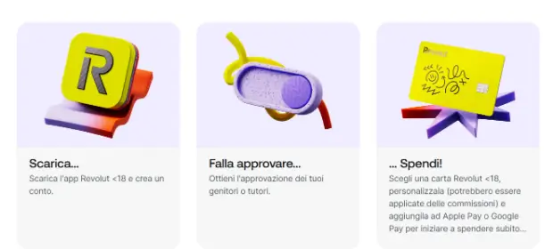 revolut minorenni come aprire conto