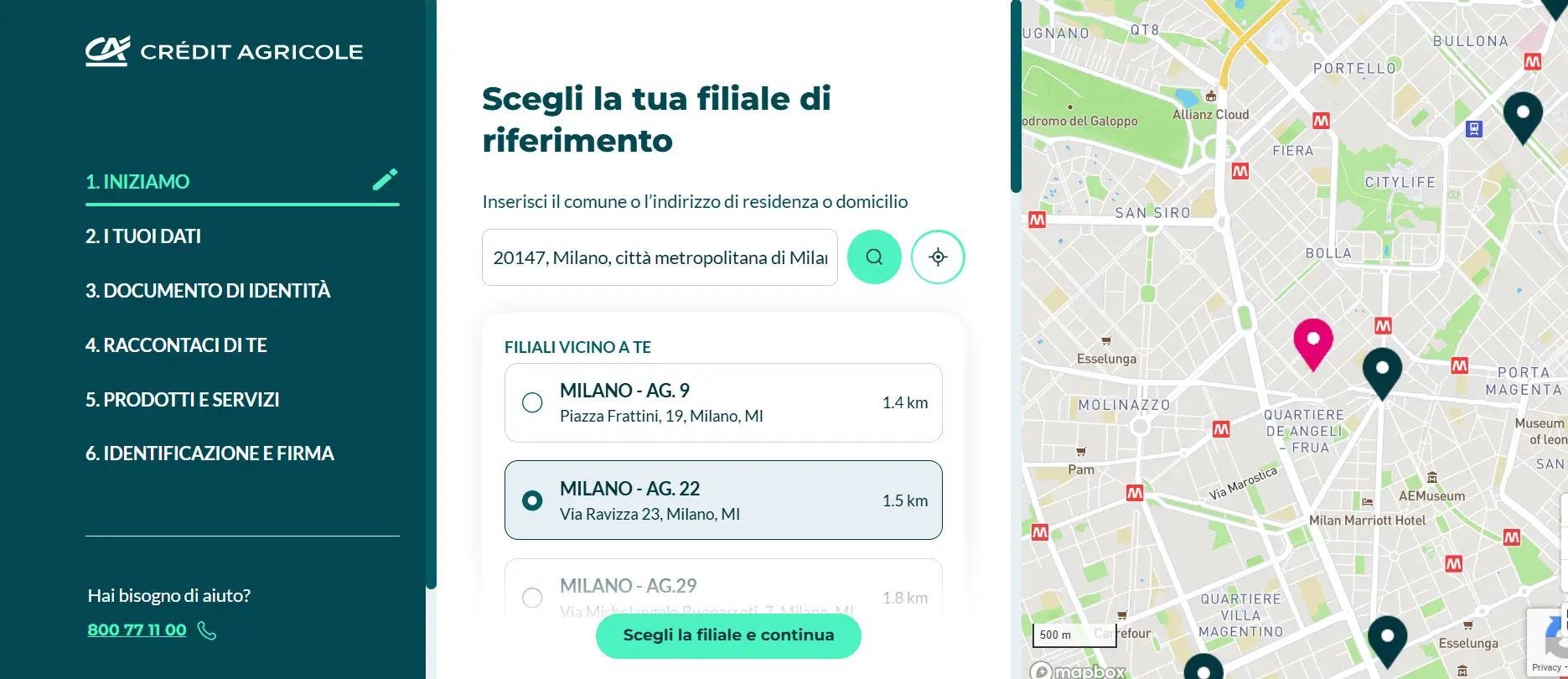 apertura conto cointestato credit agricole